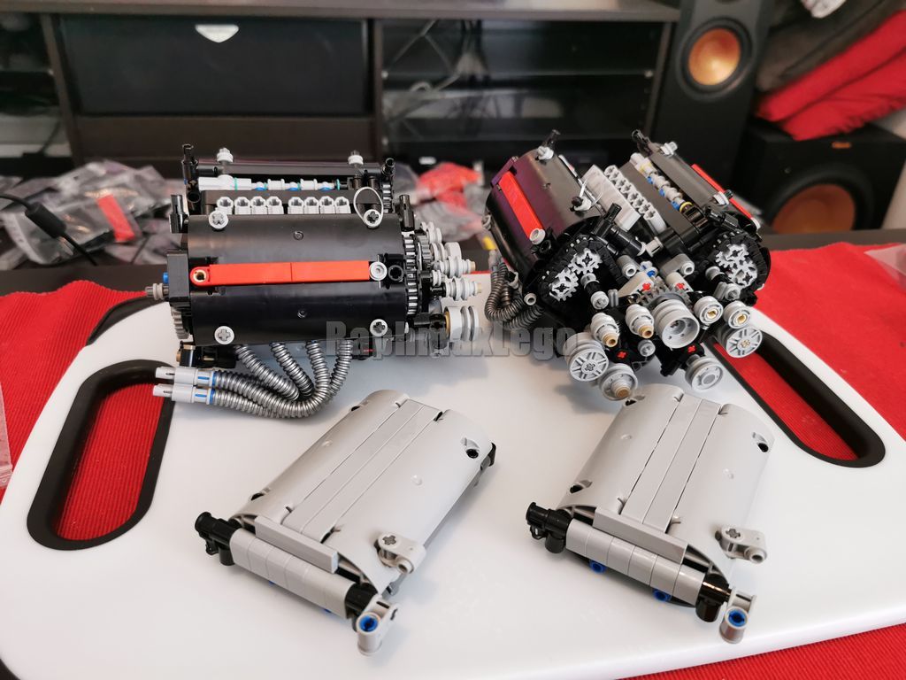 Moteur V8 32 soupapes en Lego Technic, Engine 32 valve